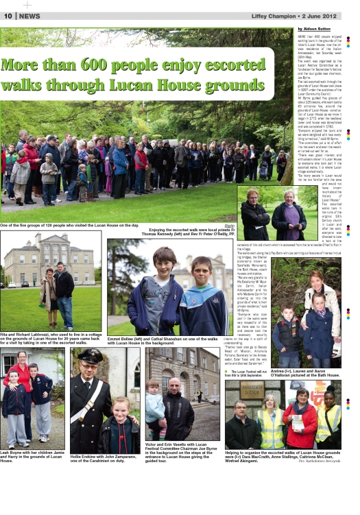Lucan House Walk (Liffey Champion Coverage)